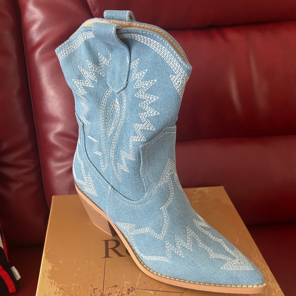 Jean Cowboy Boots